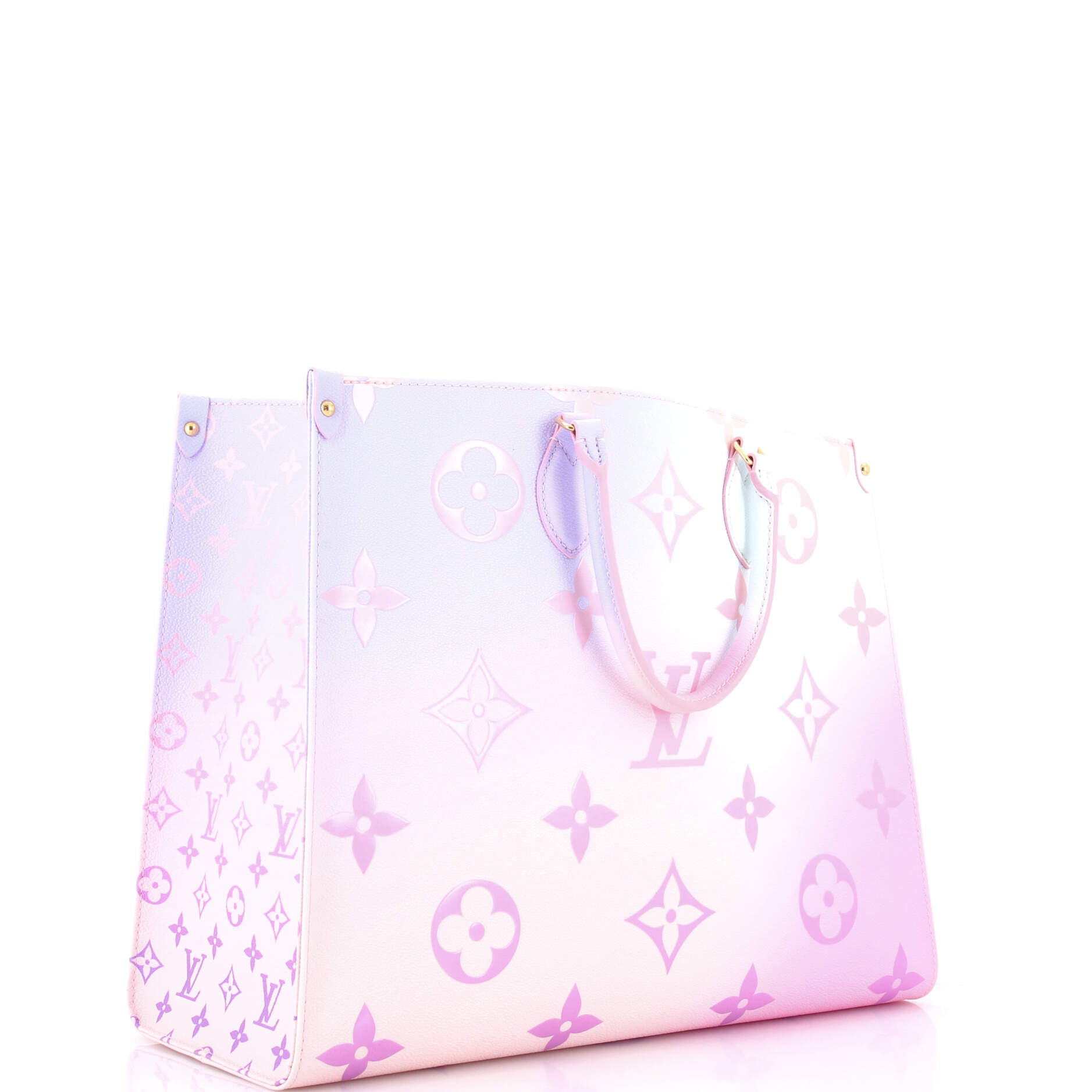 OnTheGo Tote Spring in the City Monogram Giant Canvas GM