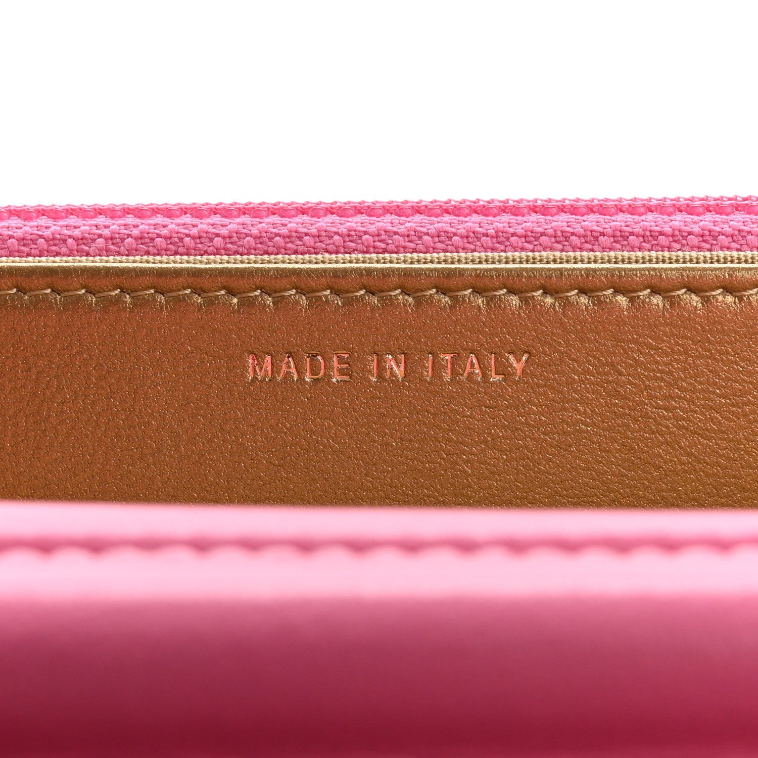 Lambskin Quilted CC Pearl Crush Wallet on Chain WOC Pink