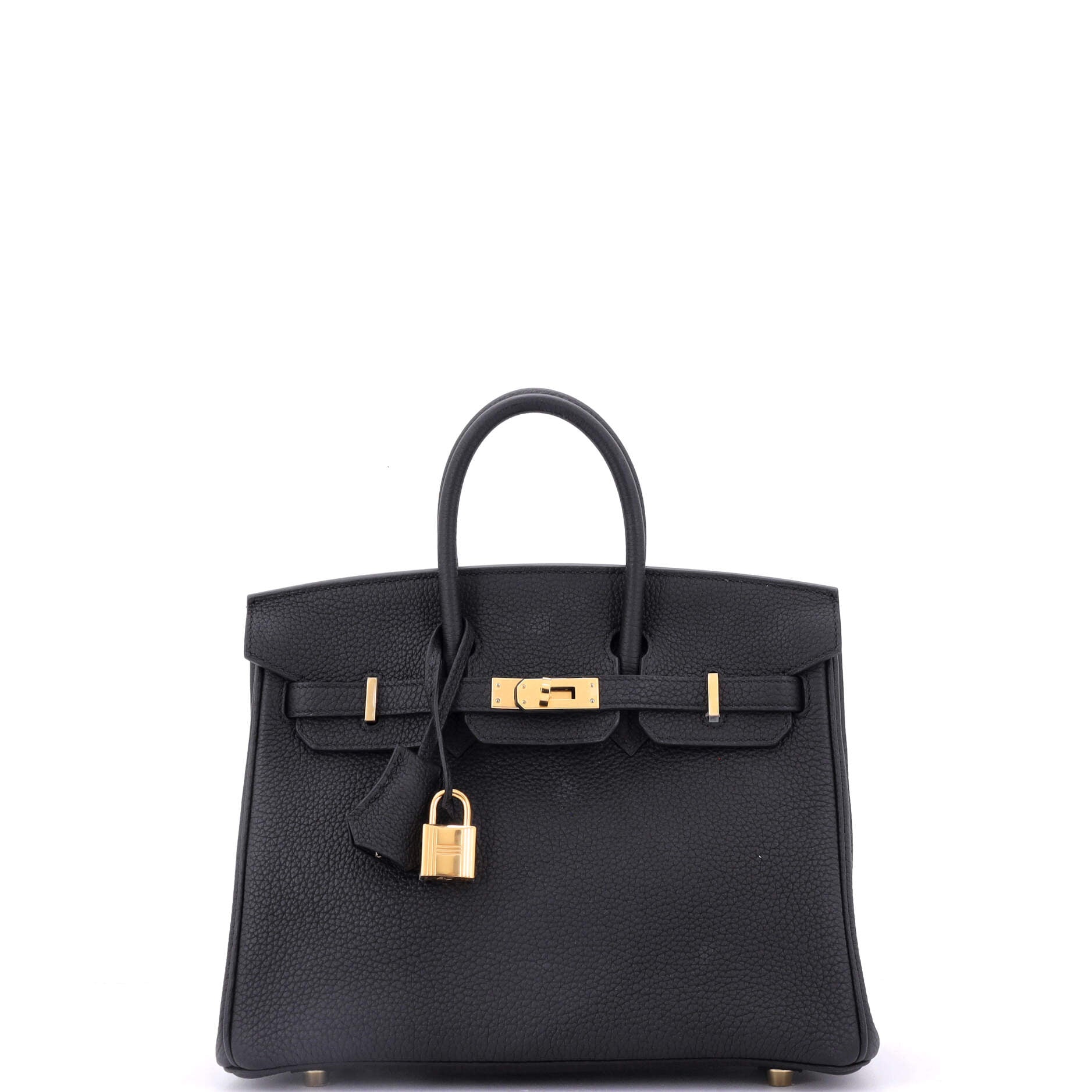 Birkin Handbag Noir Togo with Gold Hardware 30