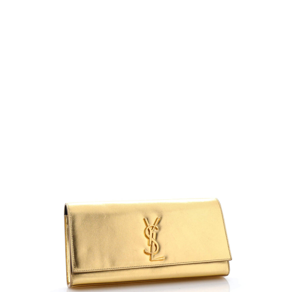 Classic Monogram Clutch Leather Long