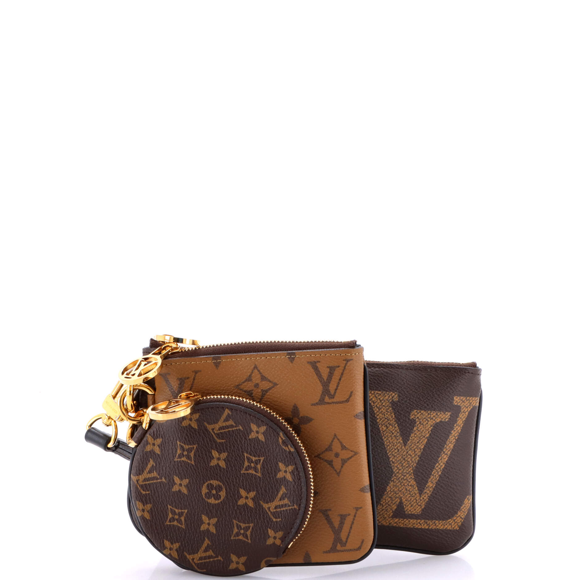 Trio Pouch Set Reverse Monogram Giant
