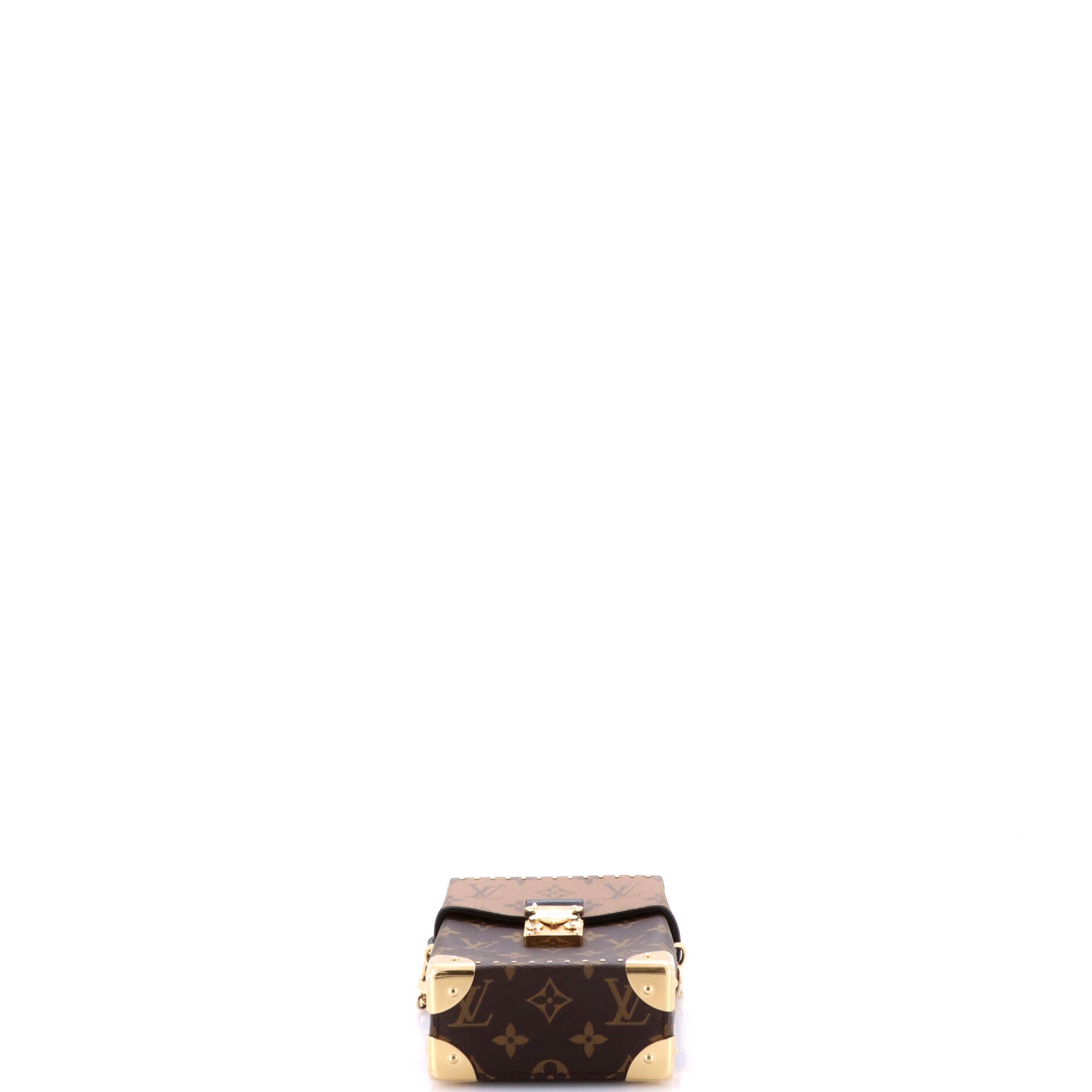 Camera Box NM Handbag Studded Reverse Monogram Canvas