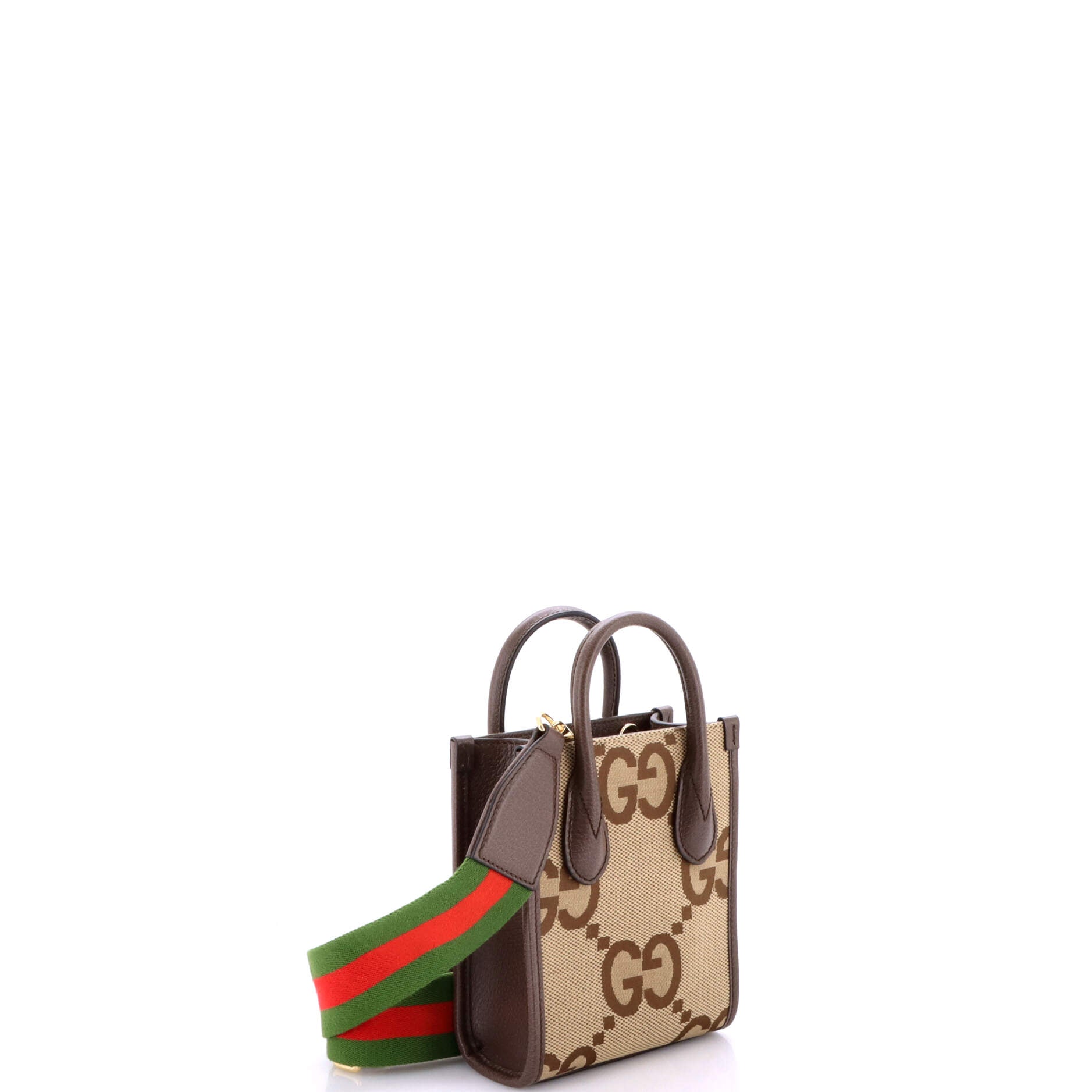 Vertical Tote Jumbo GG Canvas Mini