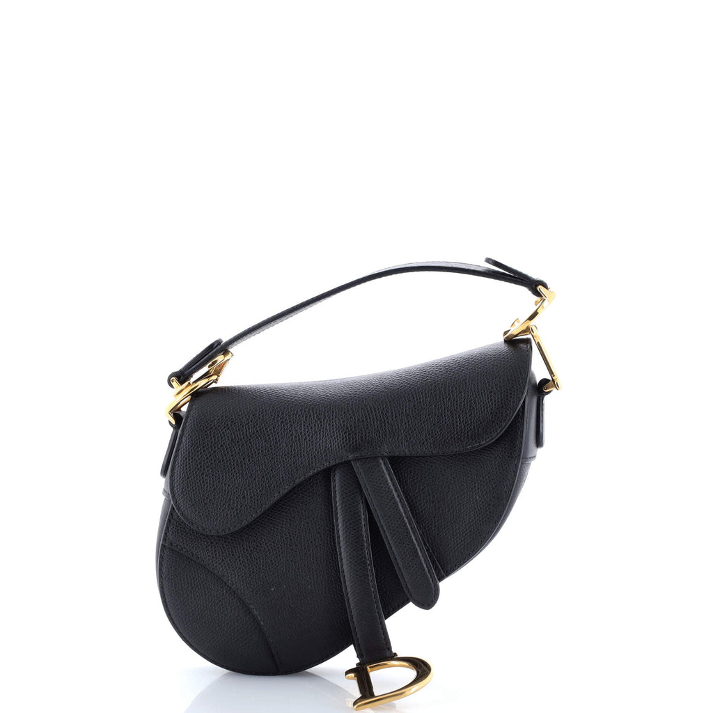 Saddle Handbag Leather Mini