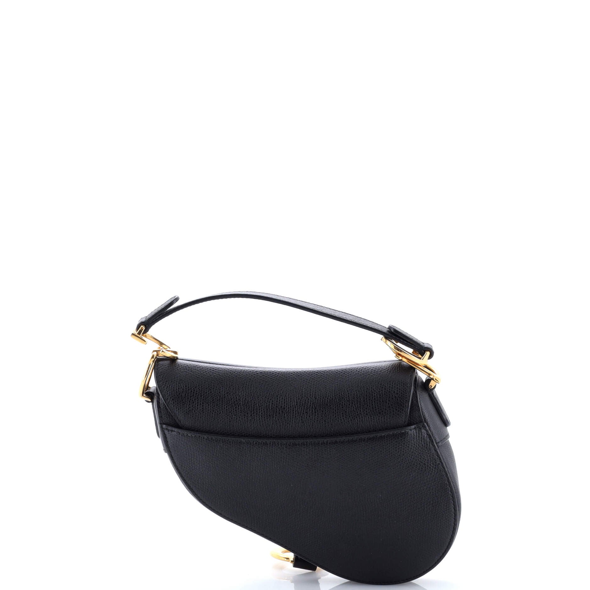 Saddle Handbag Leather Mini