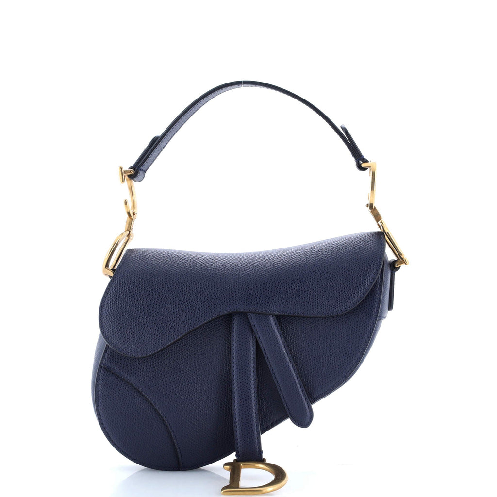 Saddle Handbag Leather Mini