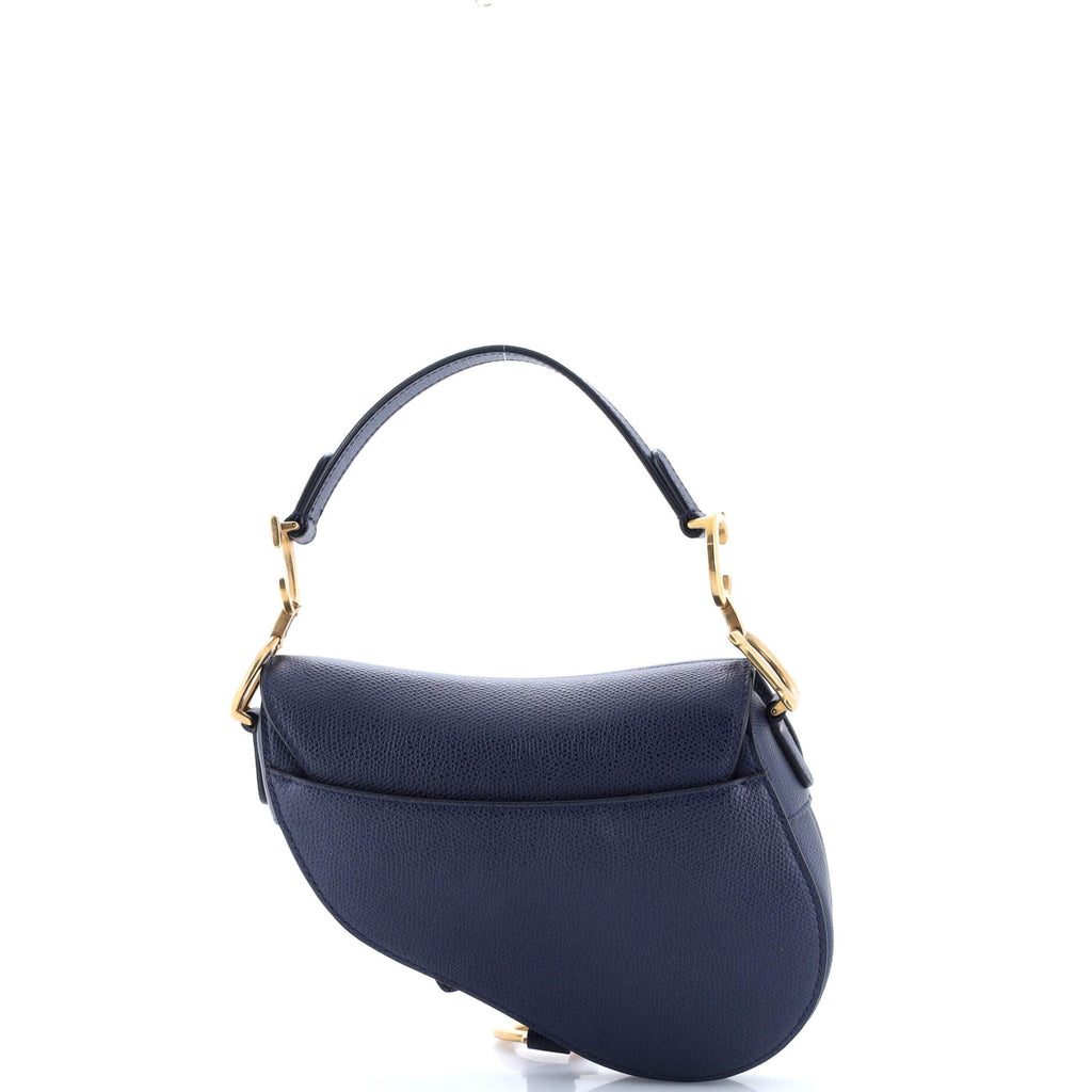 Saddle Handbag Leather Mini