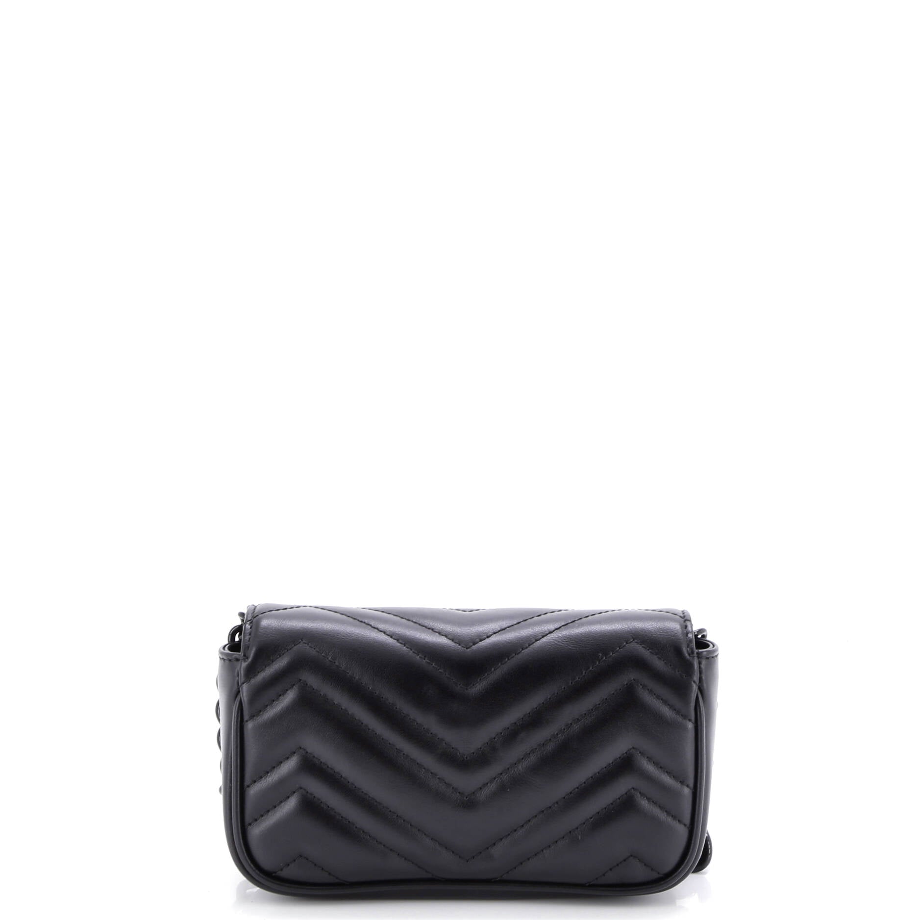 GG Marmont Flap Belt Bag Matelasse Leather
