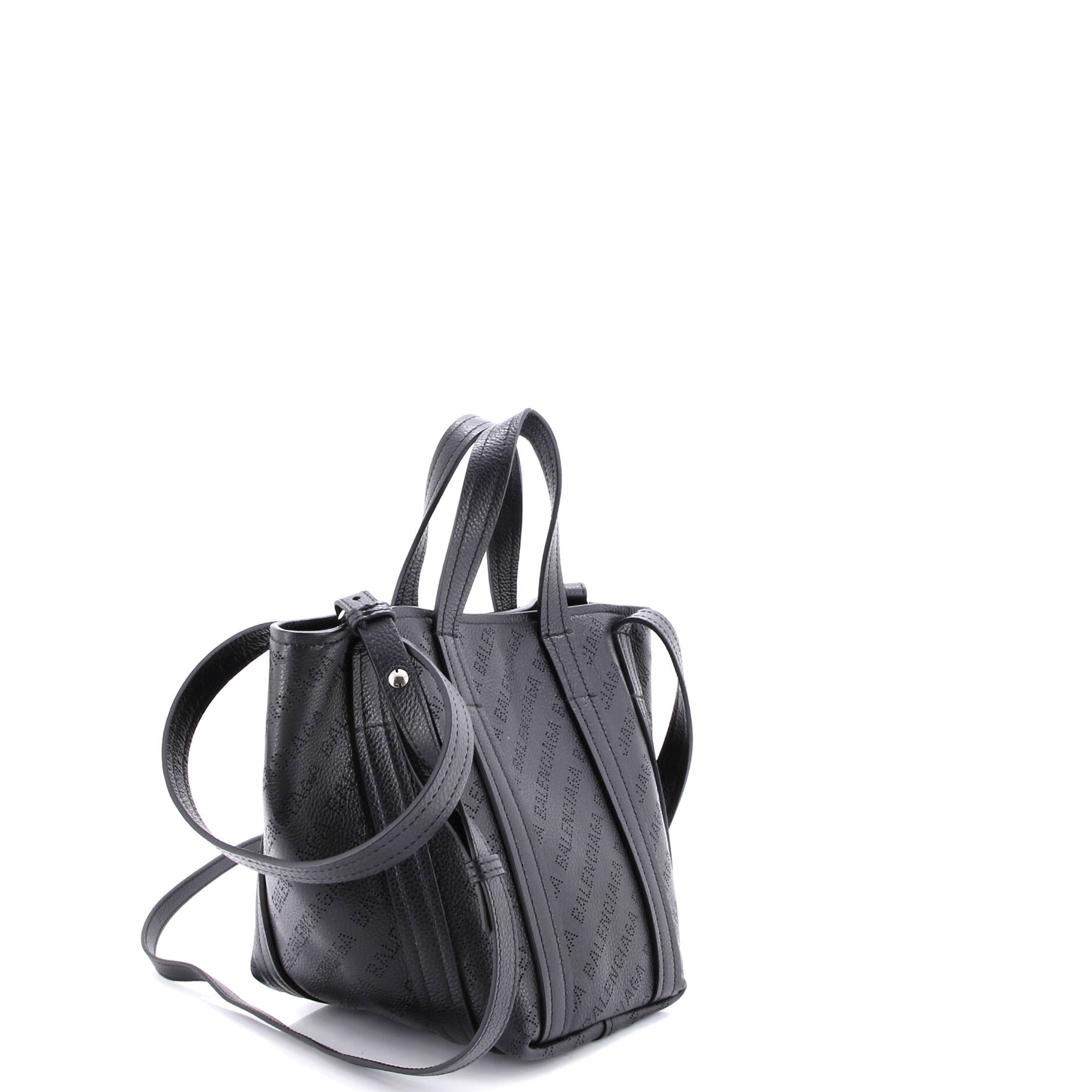 Everyday 2.0 North South Tote Logo Perforated Leather XS
