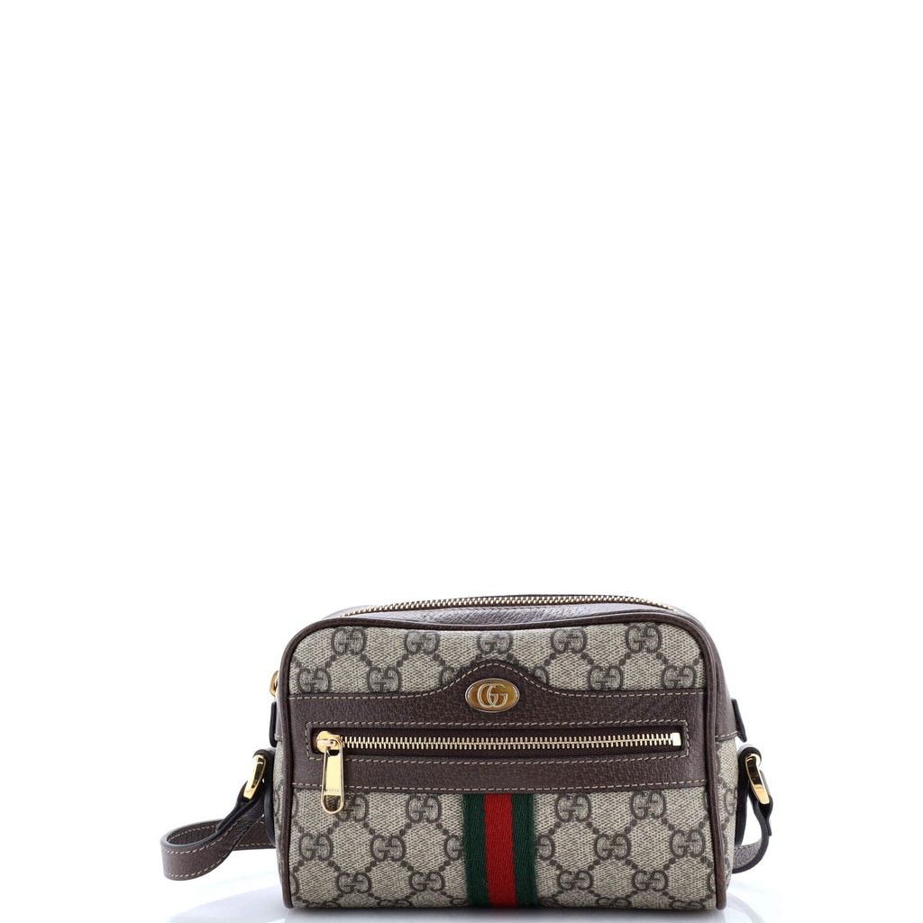 Ophidia Shoulder Bag GG Coated Canvas Mini
