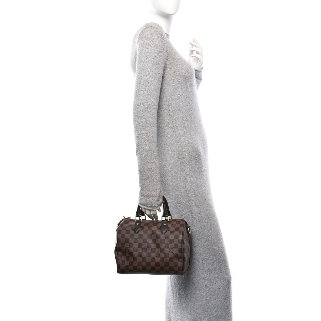 Damier Ebene Speedy Bandouliere 25
