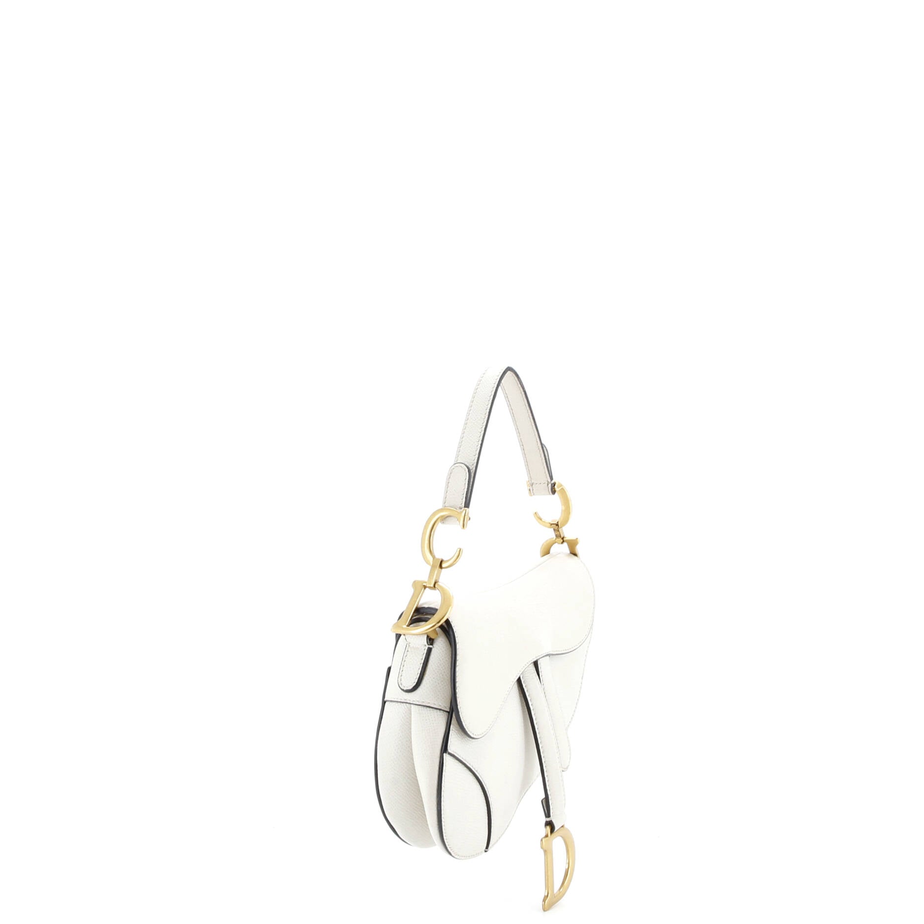 Saddle Handbag Leather Mini