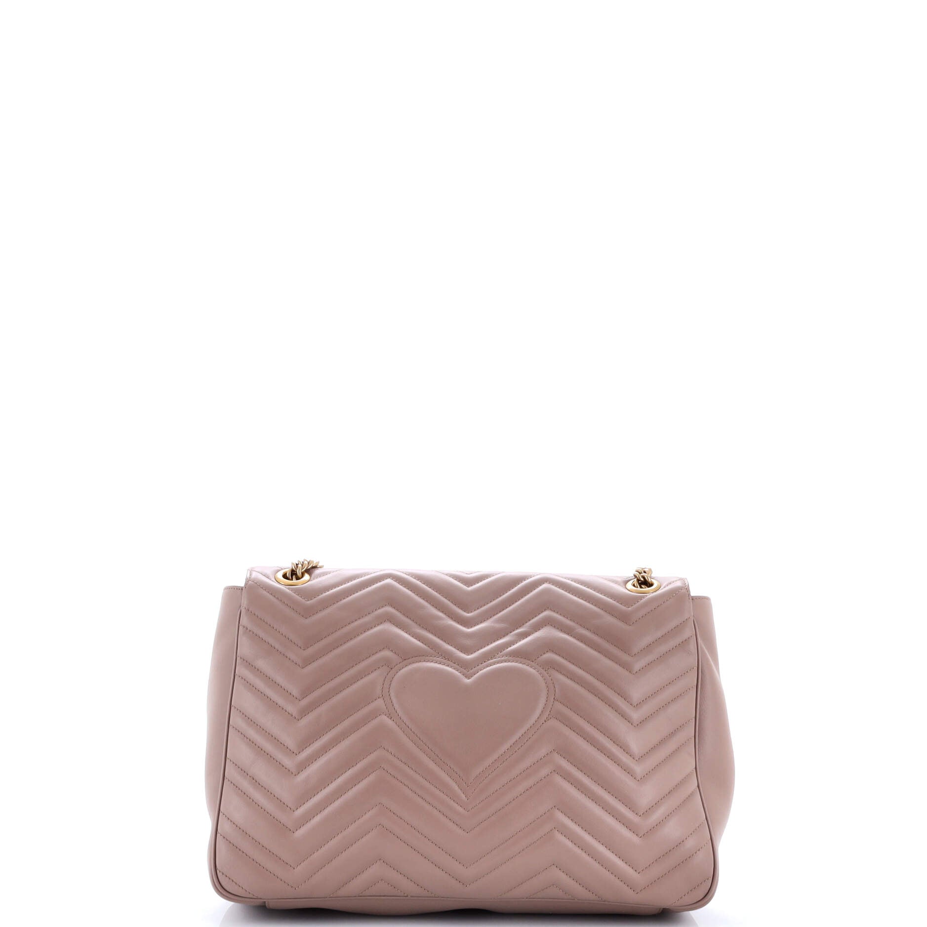 GG Marmont Flap Bag Matelasse Leather Large