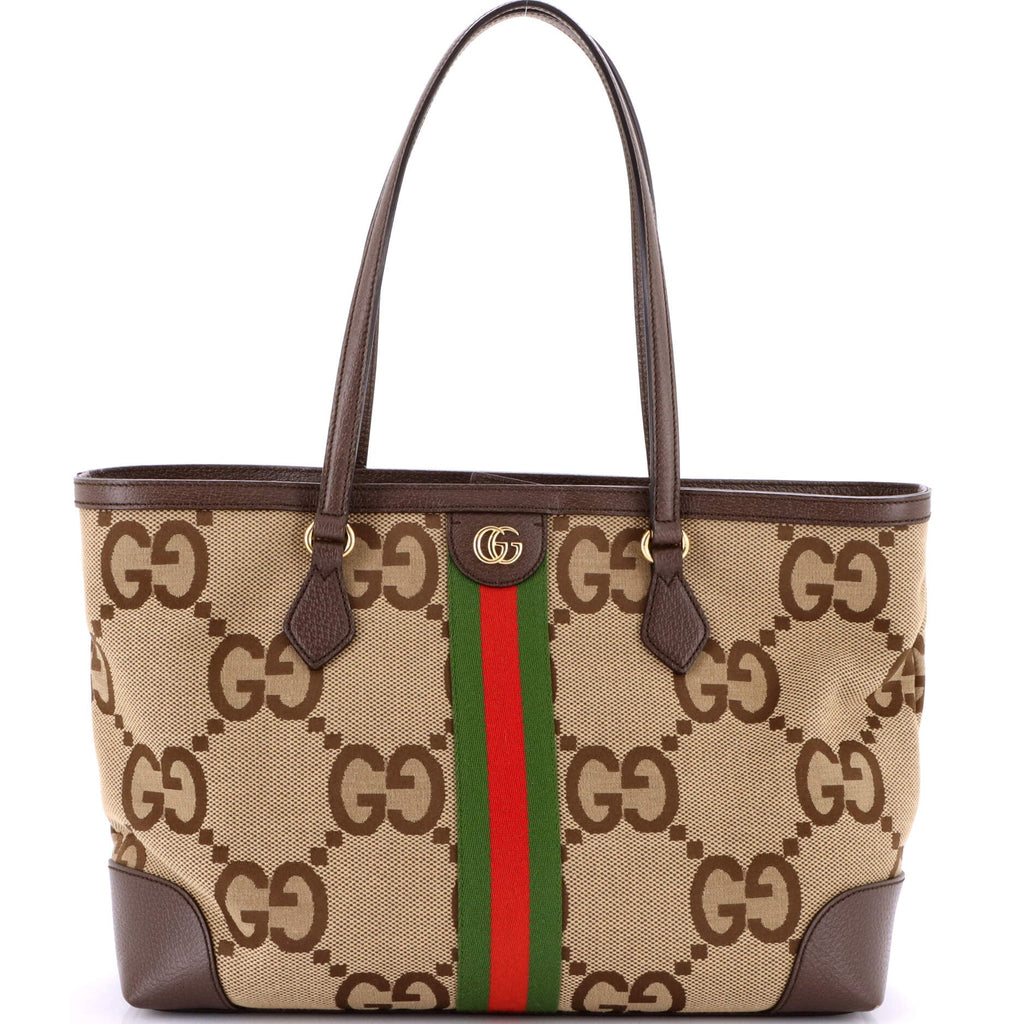 Ophidia Shopping Tote Jumbo GG Canvas Medium