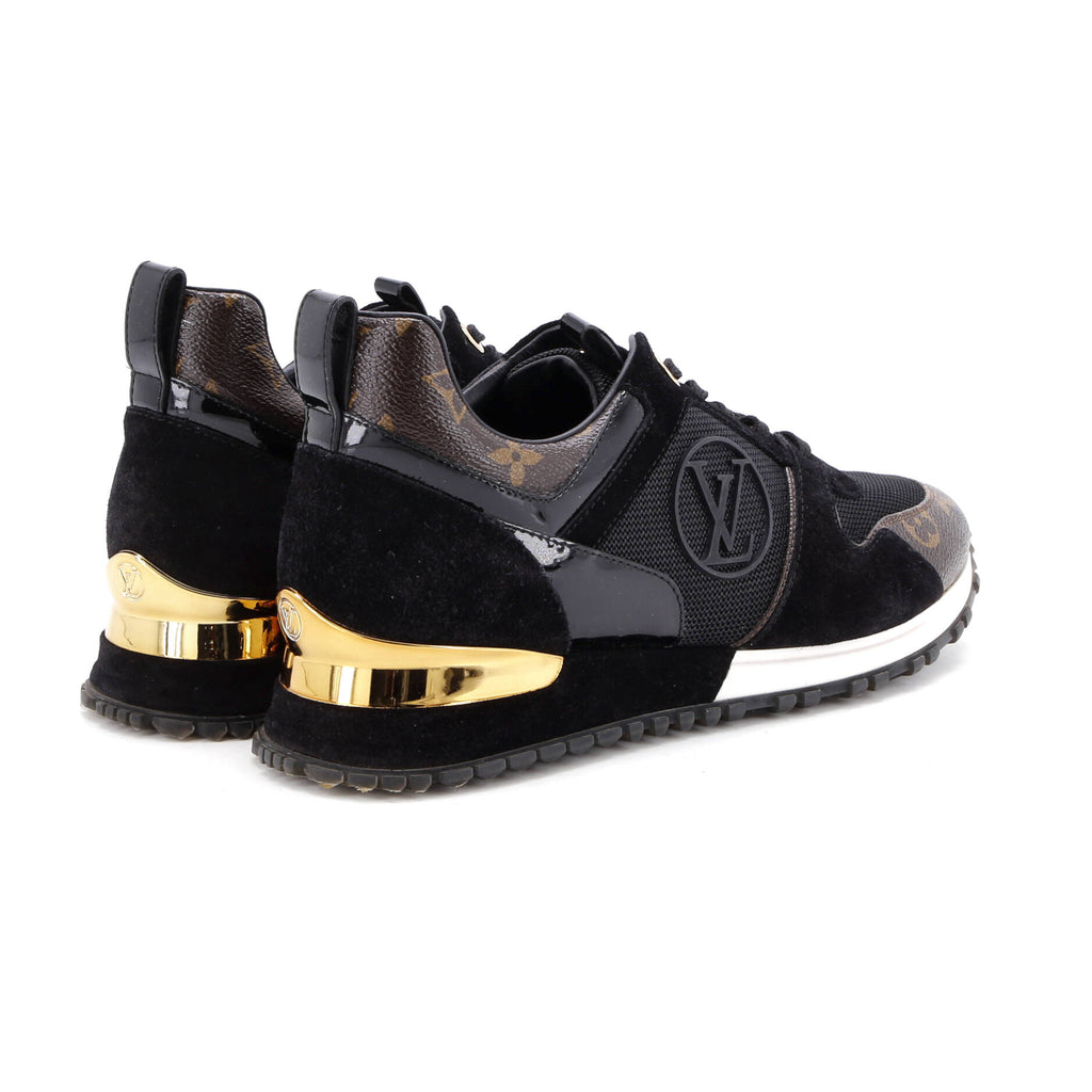Women's Run Away Sneakers Mesh with Monogram Canvas and Suede