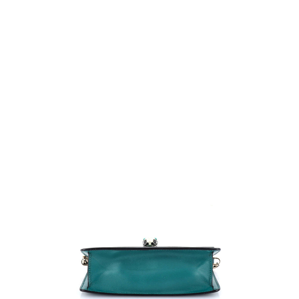 Serpenti Forever Chain Clutch Leather Mini