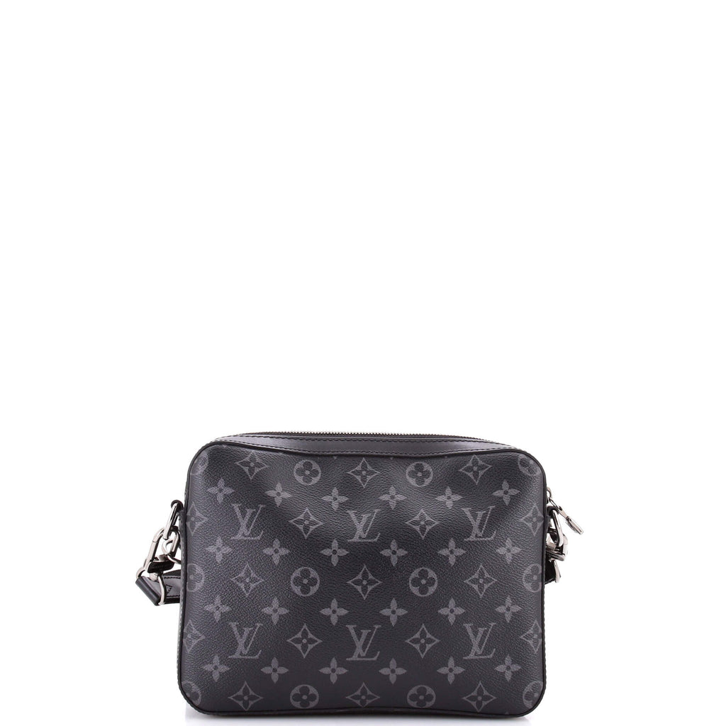 Trio Messenger Bag Reverse Monogram Eclipse Canvas