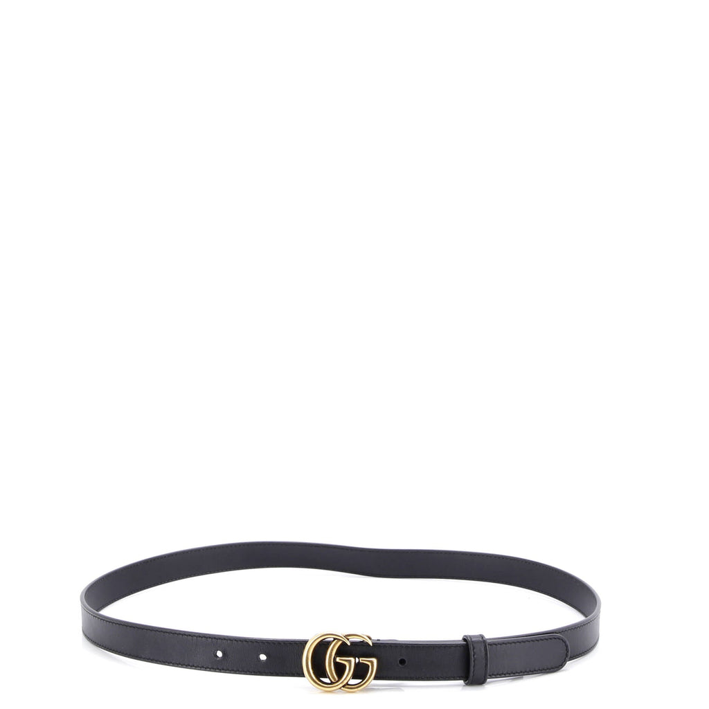 GG Marmont Belt Leather Thin 100