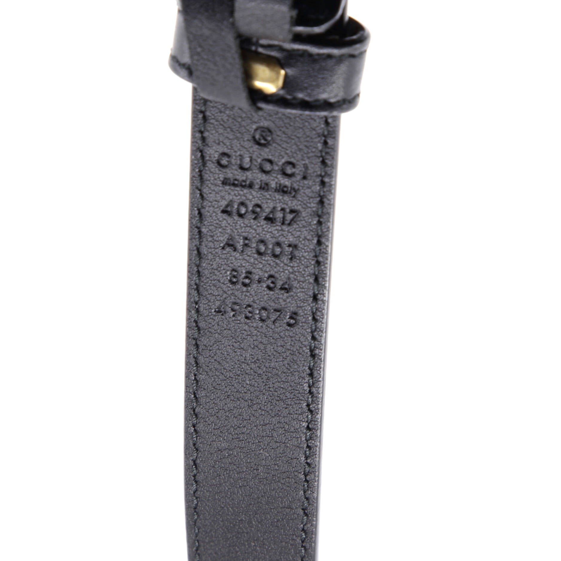 GG Marmont Belt Leather Thin 100
