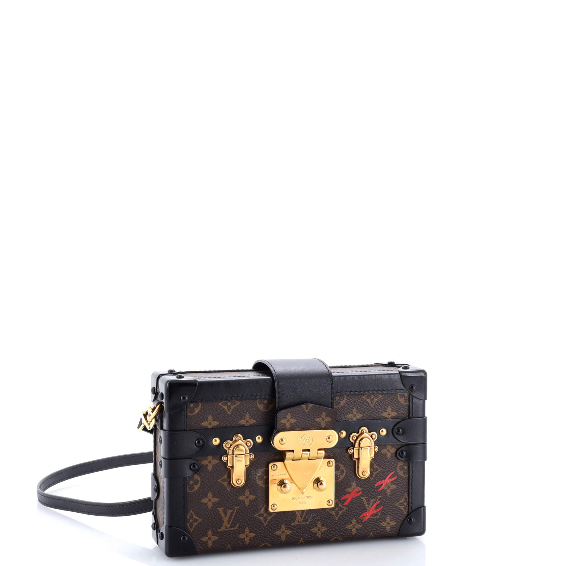 Petite Malle Handbag Monogram Canvas