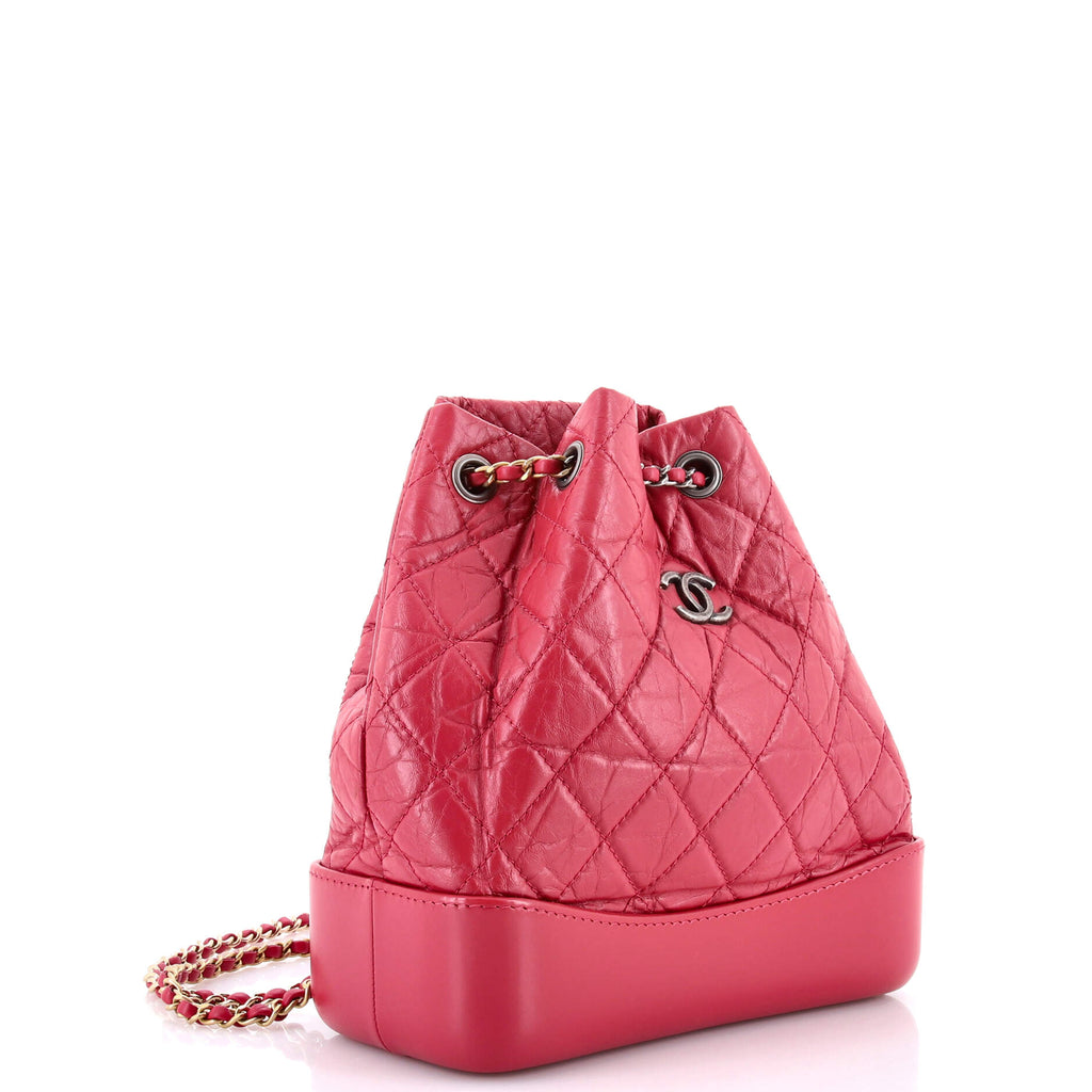 Gabrielle Backpack Quilted Aged Calfskin Small