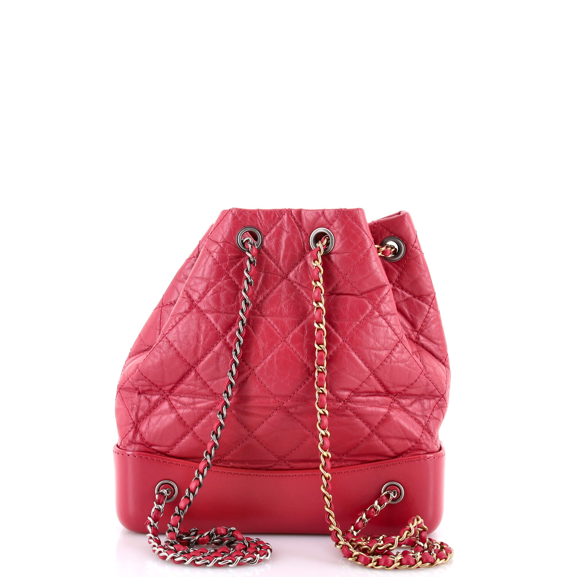 Gabrielle Backpack Quilted Aged Calfskin Small