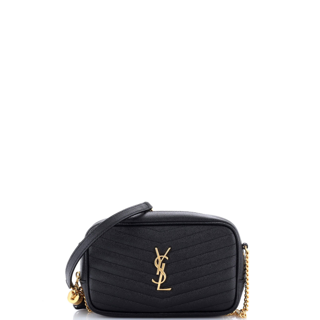 Lou Camera Bag Matelasse Chevron Leather Mini