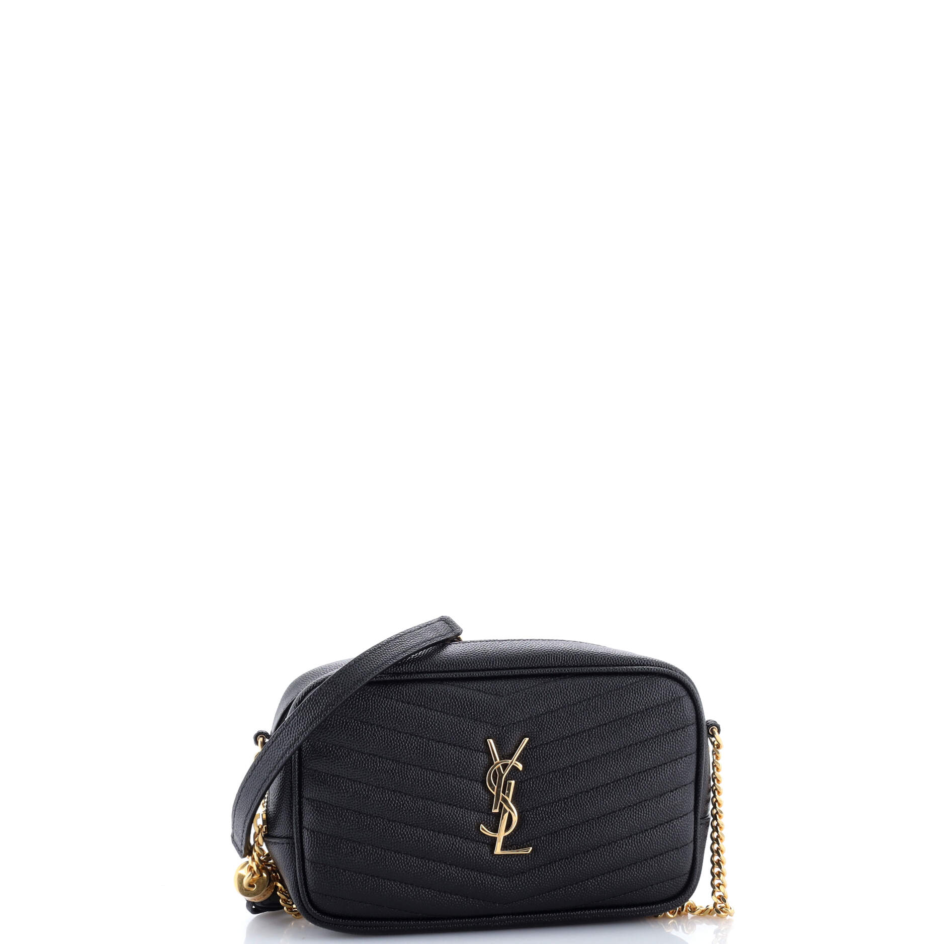 Lou Camera Bag Matelasse Chevron Leather Mini