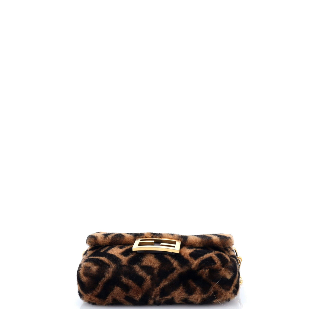 Baguette NM Bag Zucca Shearling Mini