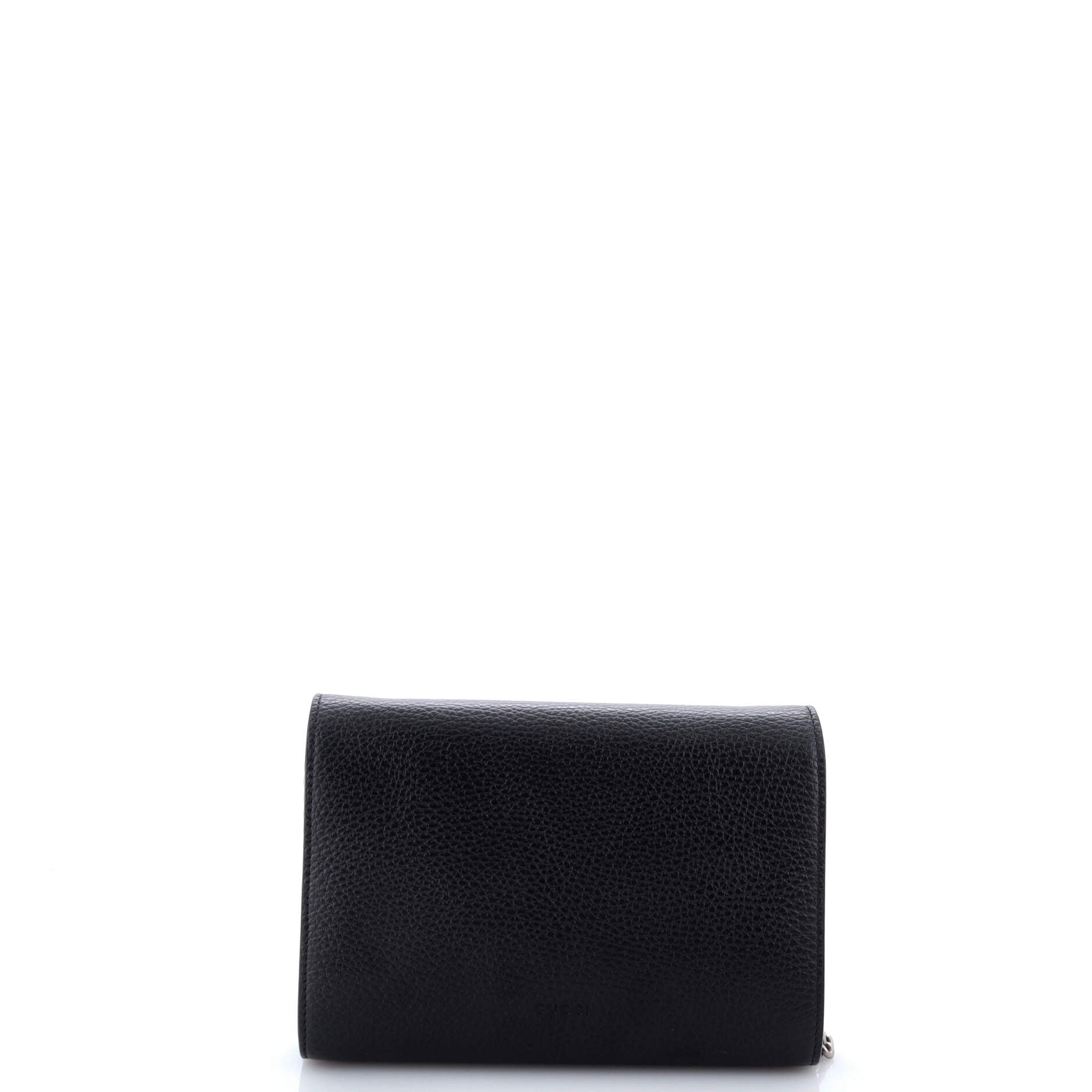 Dionysus Chain Wallet Leather with Embellished Detail Small