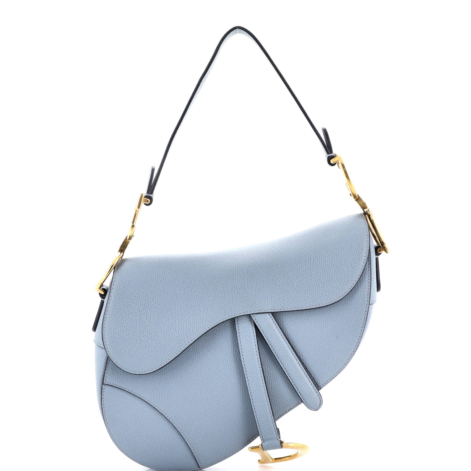 Saddle Handbag Leather Medium