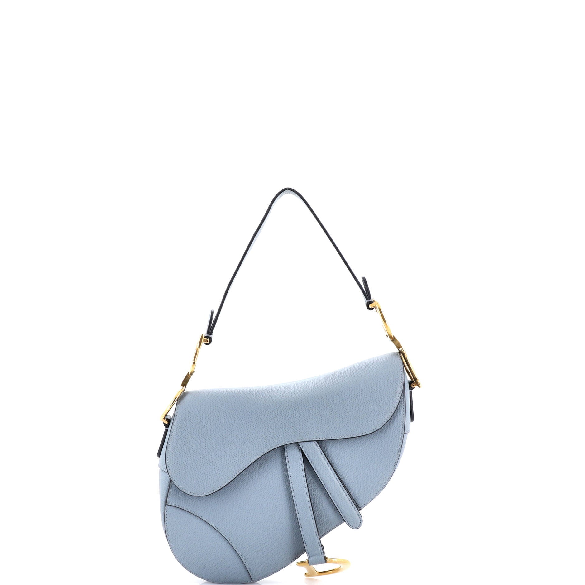 Saddle Handbag Leather Medium