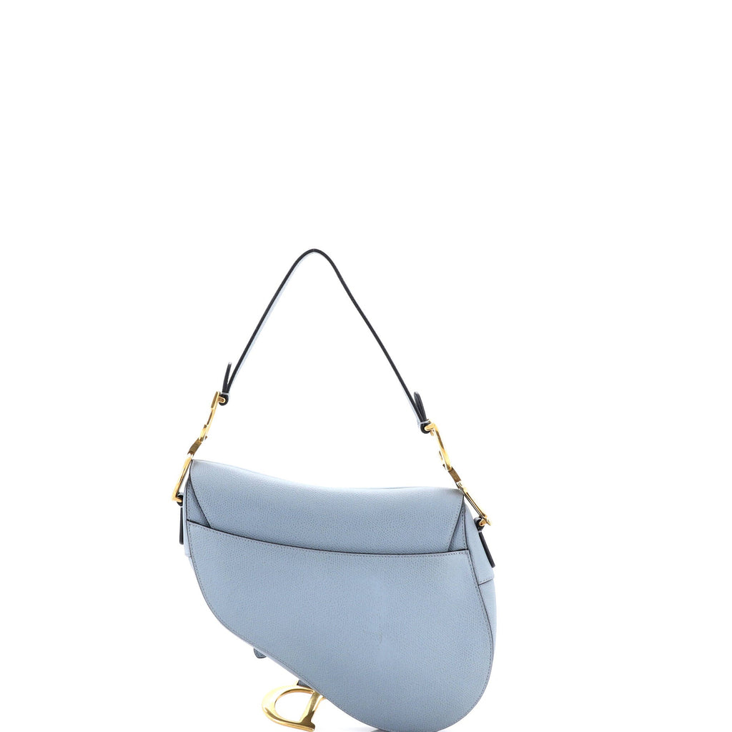 Saddle Handbag Leather Medium