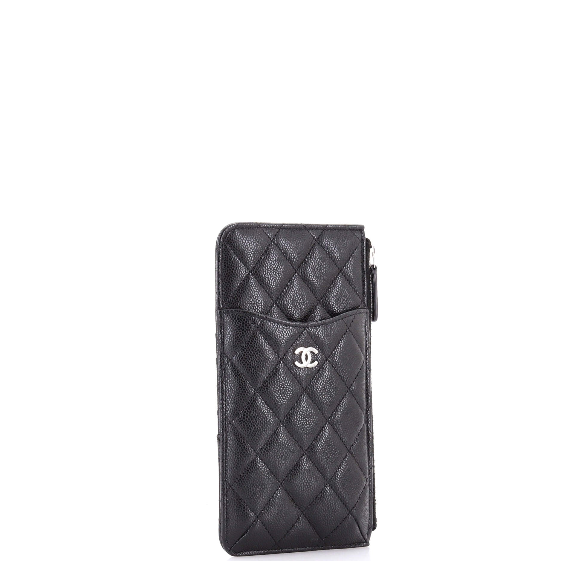 Classic Phone Case Pouch Quilted Caviar