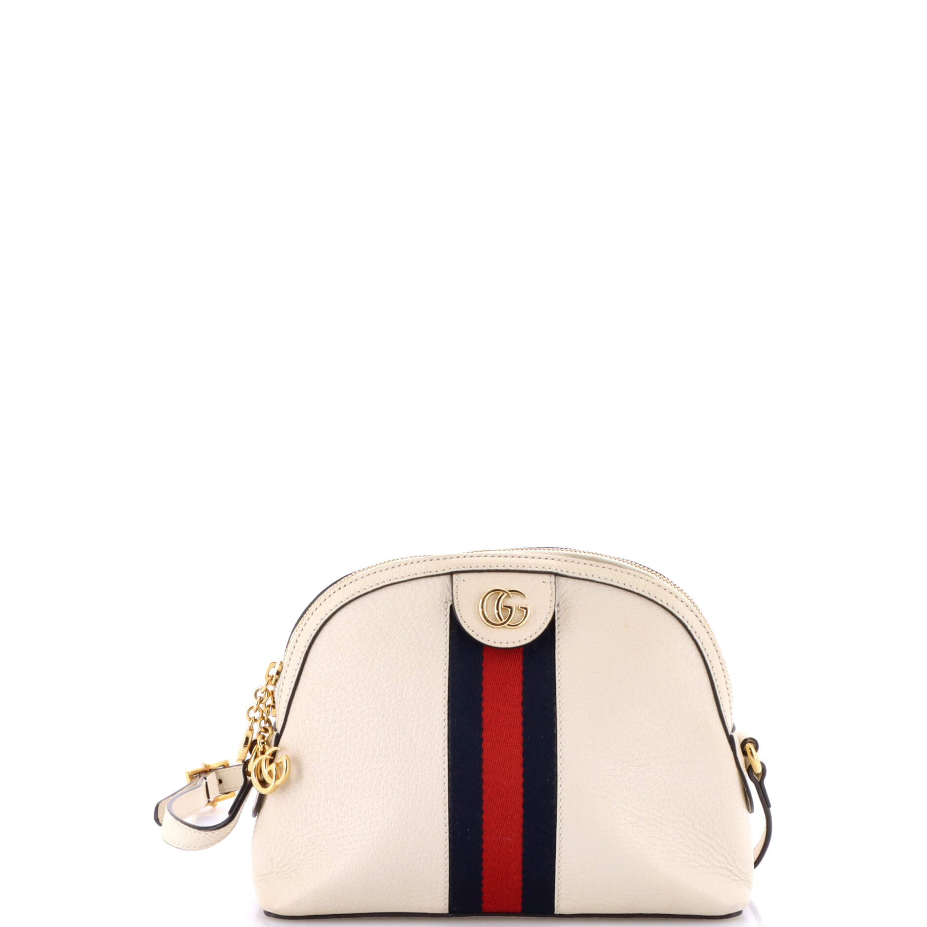 Ophidia Dome Shoulder Bag Leather Small
