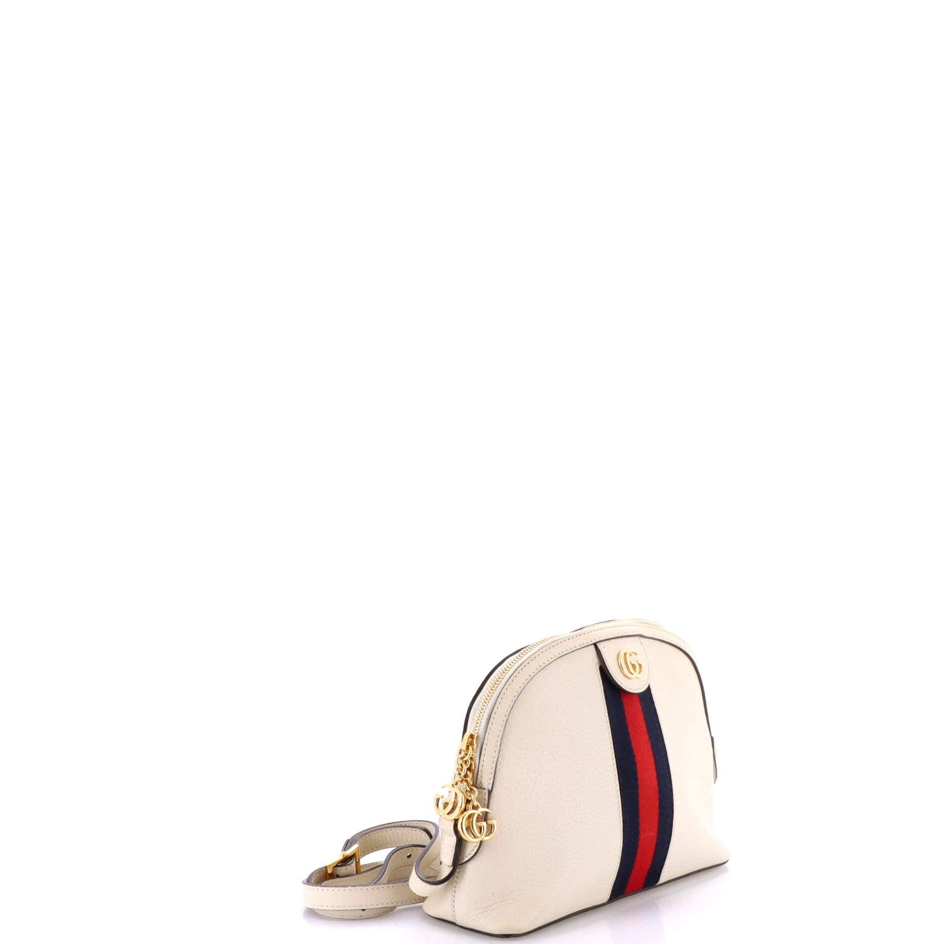 Ophidia Dome Shoulder Bag Leather Small
