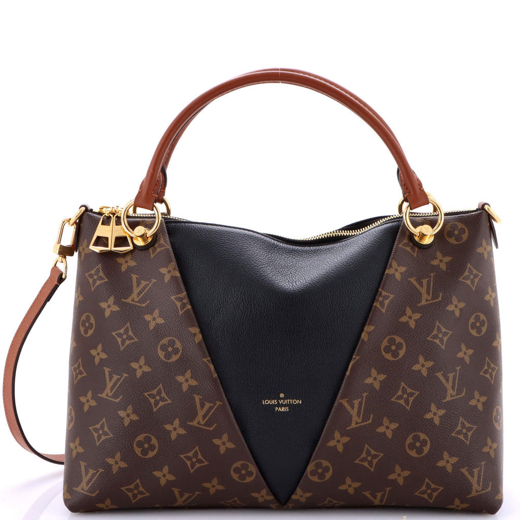 V Tote Monogram Canvas and Leather MM