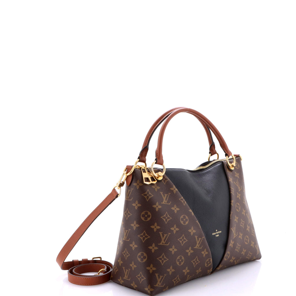 V Tote Monogram Canvas and Leather MM