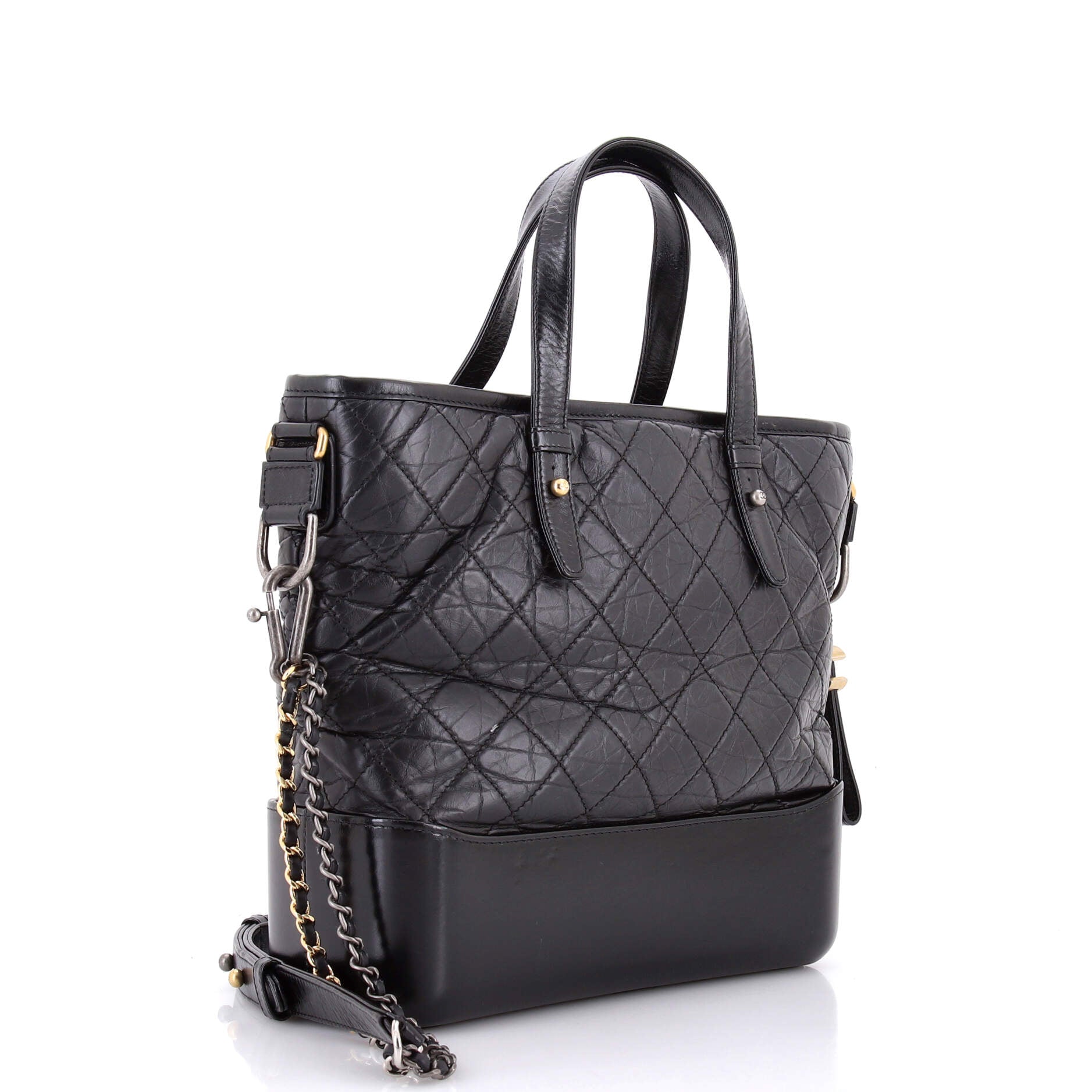 Gabrielle Shopping Tote Quilted Calfskin Medium
