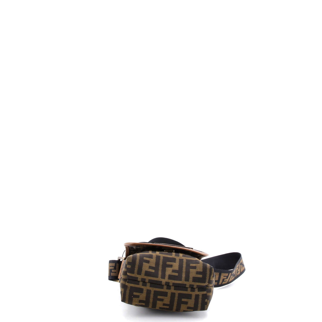 Vintage FF Flap Messenger Bag Zucca Canvas Mini
