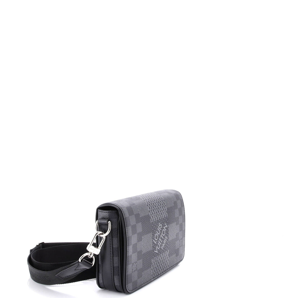 Studio Messenger Bag Limited Edition Damier Graphite 3D