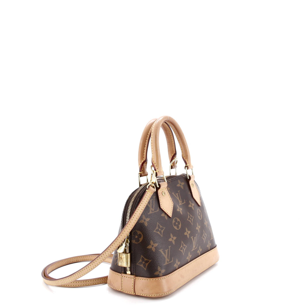 Alma Handbag Monogram Canvas BB