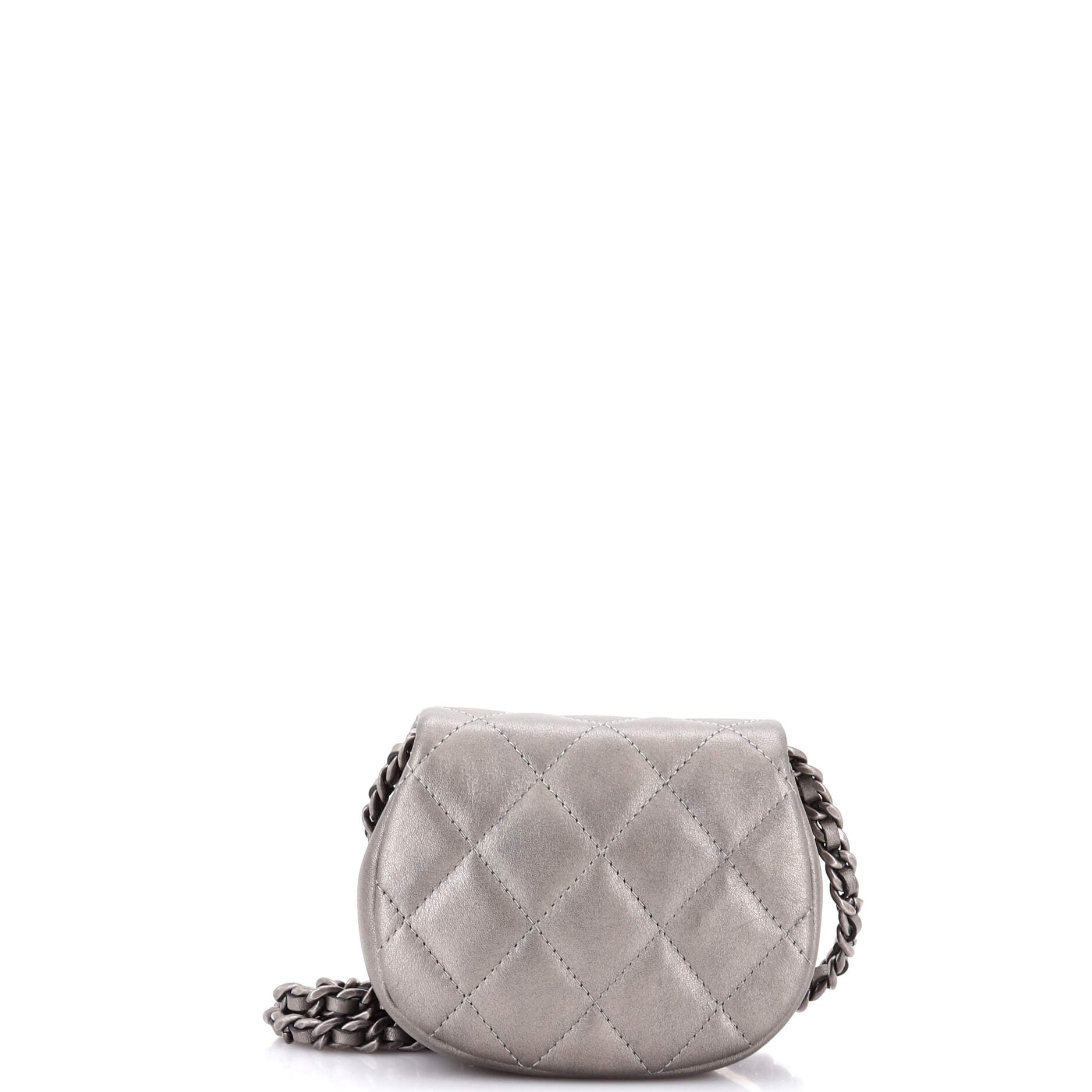 Coco Mail Clutch with Chain Quilted Calfskin Mini