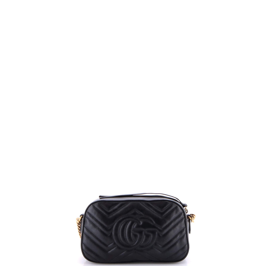 GG Marmont Shoulder Bag Embellished Matelasse Leather Small