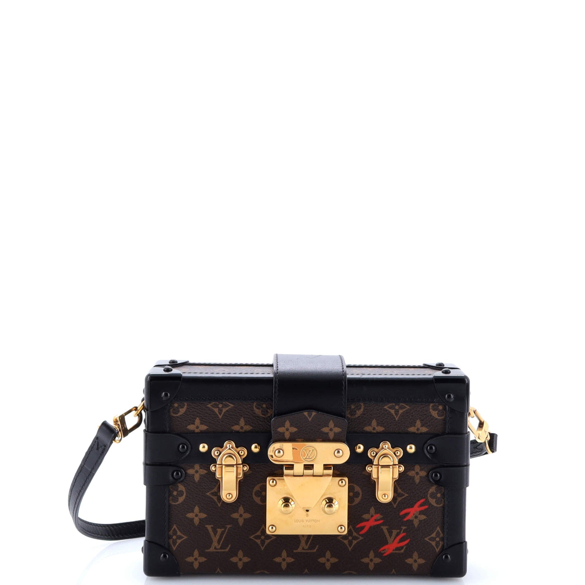 Petite Malle Handbag Monogram Canvas