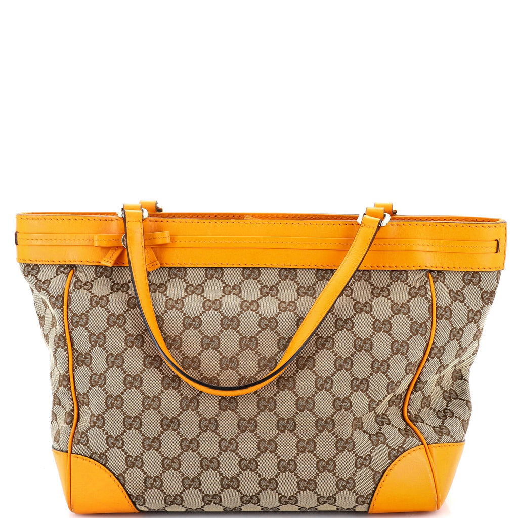 Mayfair Satchel GG Canvas with Leather Medium