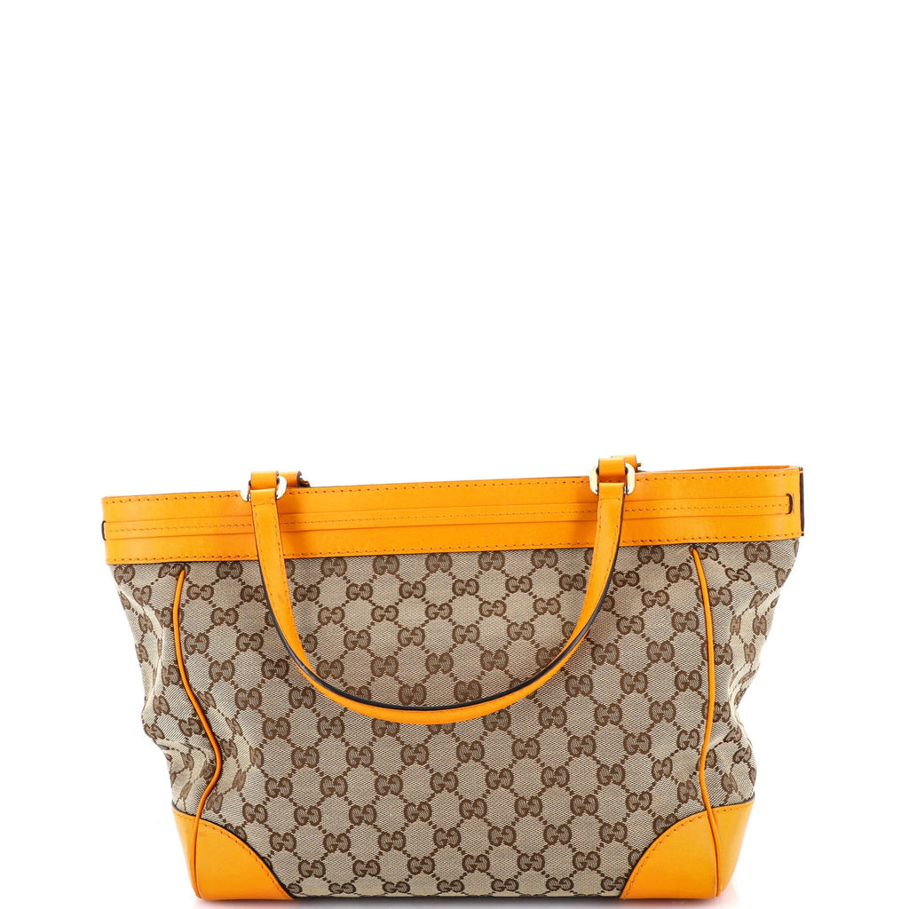 Mayfair Satchel GG Canvas with Leather Medium