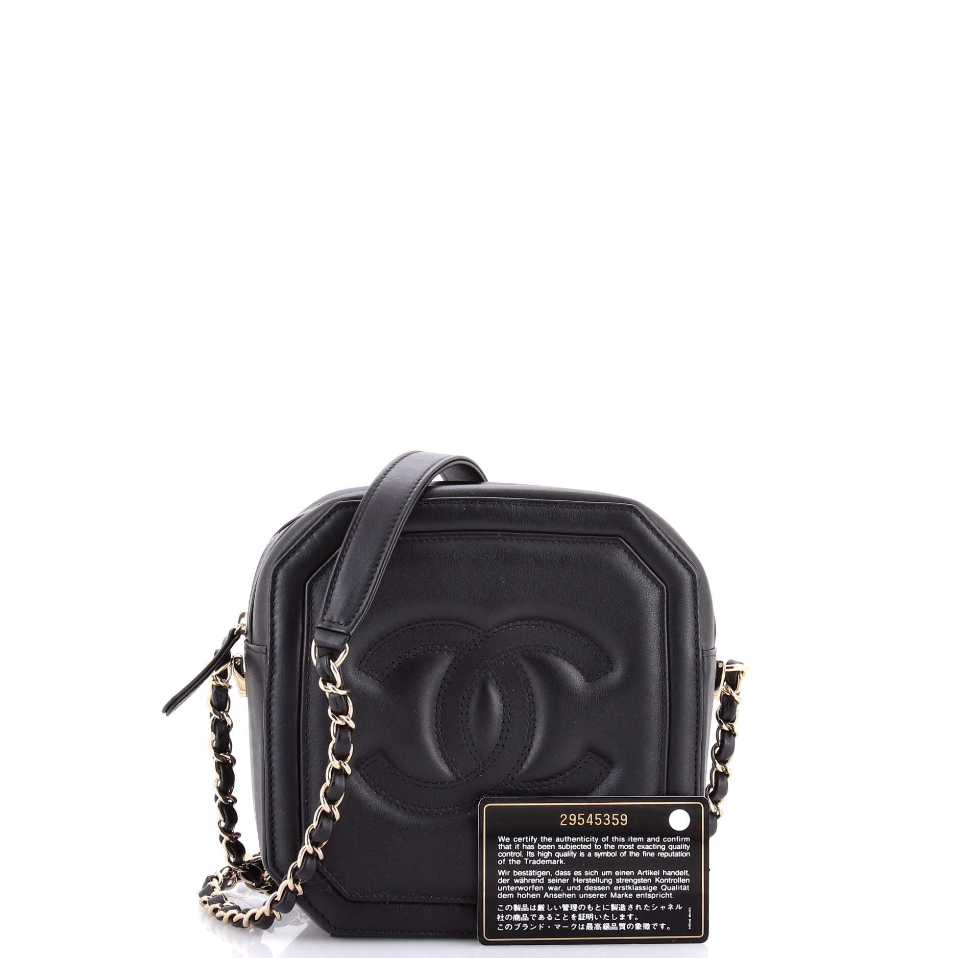 Timeless CC Octagon Camera Case Quilted Lambskin Mini