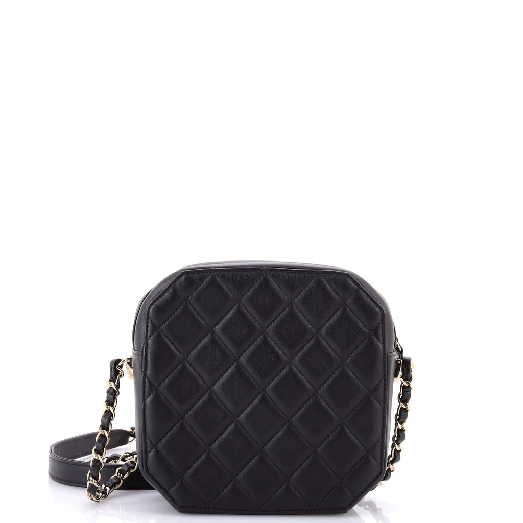 Timeless CC Octagon Camera Case Quilted Lambskin Mini