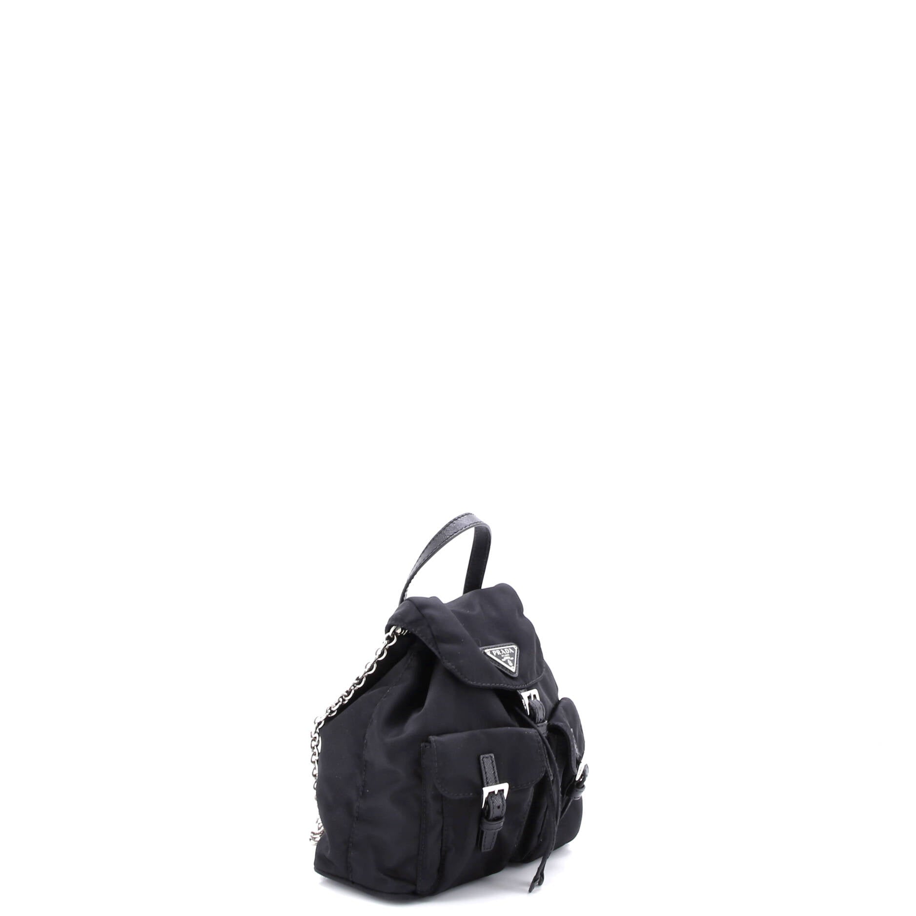 Convertible Chain Backpack Tessuto Mini
